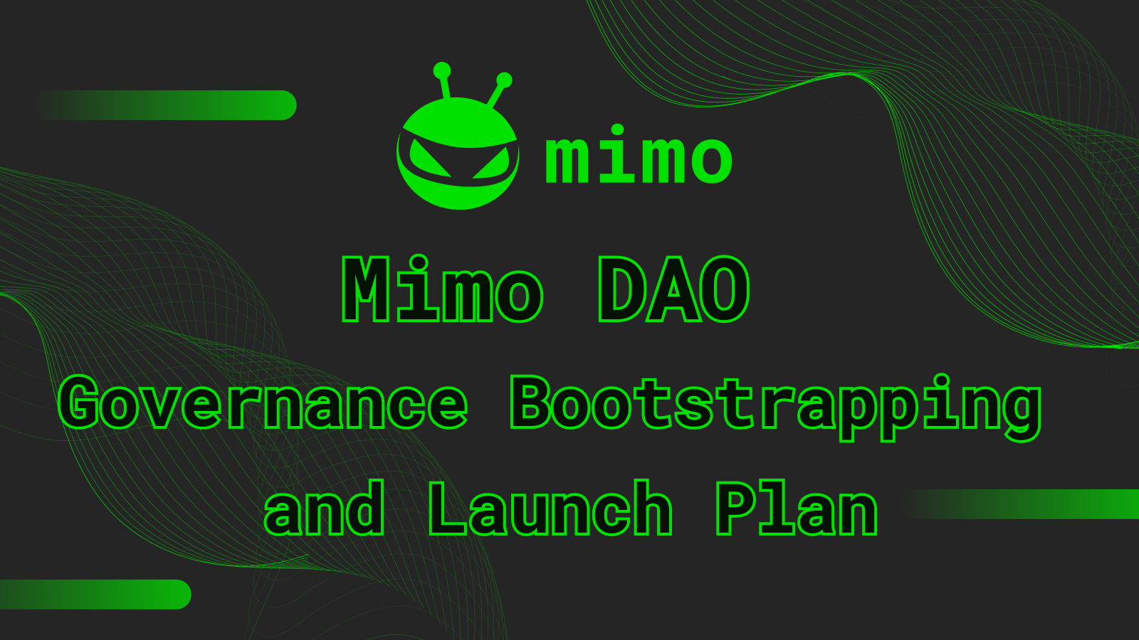 Mimo DAO: Governance Bootstrapping and Launch Plan